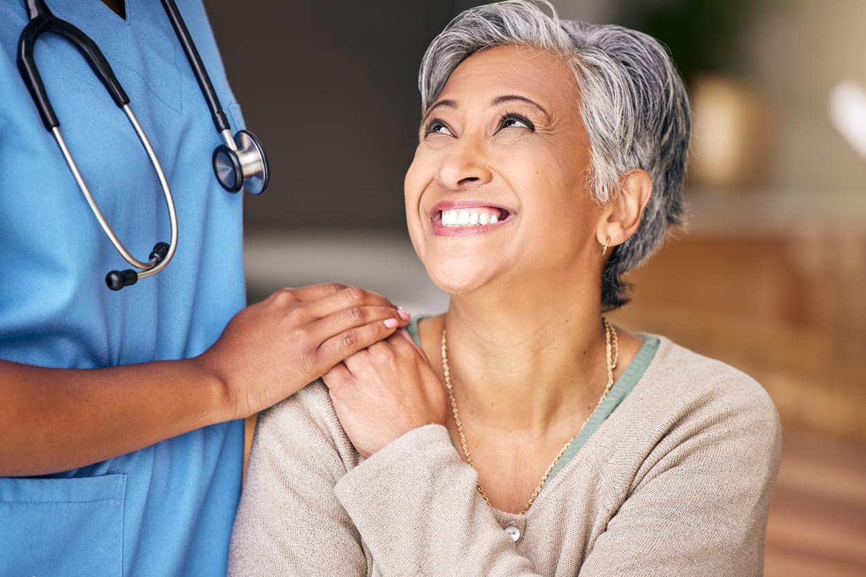 Foothills Community Health Care medical page smiling patient | Medical